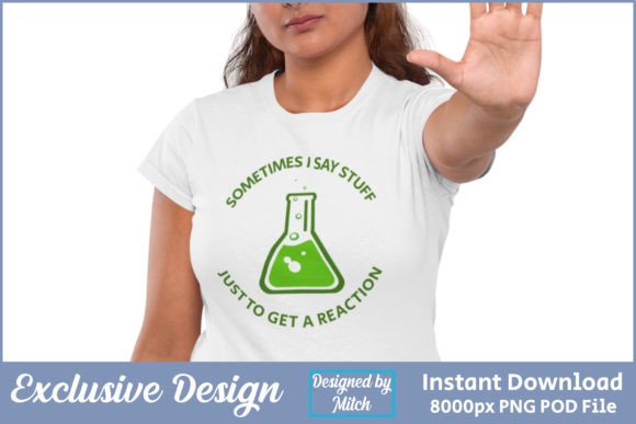 Chemical Reaction Graphic T-Shirt Design: Beyond the Beaker