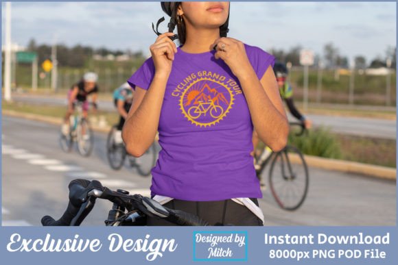 Cycling Grand Tour Graphic Tshirt Design: The Ultimate Creative Asset