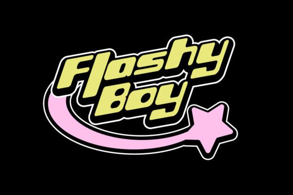 Flashy Boy Y2k Graphic Tee Design: Bold Urban Aesthetics